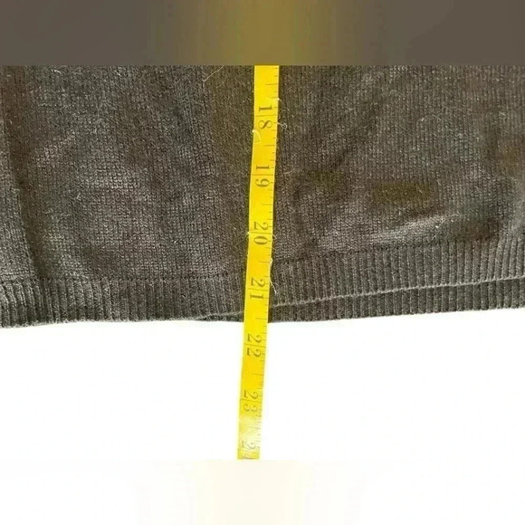 Karen Kane Vintage Silk Cashmere Embroidered Floral Pullover Sweater Large - Picture 9 of 9